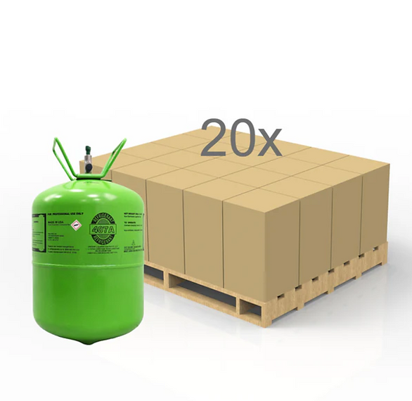 R-407A Refrigerant 25 lb Cylinder – Virgin, AHRI-700