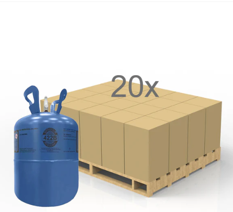 NU-22B (R-422B) Refrigerant 25 lb Cylinder – R-22 Alt