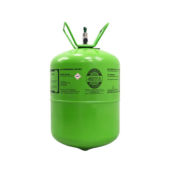 R-407A Refrigerant 25 lb Cylinder – Virgin, AHRI-700